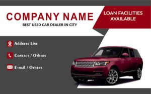 Gloss Lamination Visiting Card Design 3