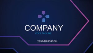 Matt Lamination Visiting Card Design 5